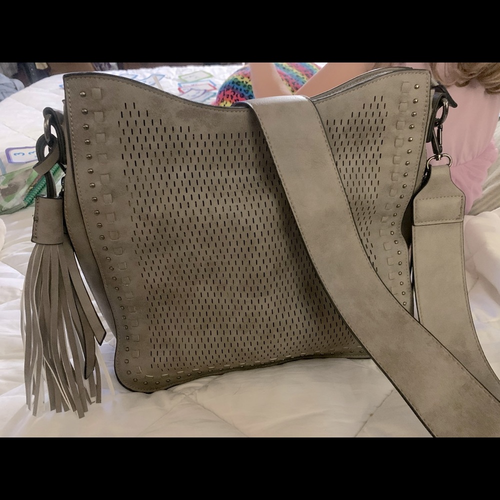 Boutique vegan leather crossbody purse